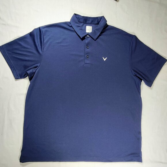 Callaway Other - Callaway Short Sleeve Polo Shirt Men's XXL Blue Opti-Dri Golf